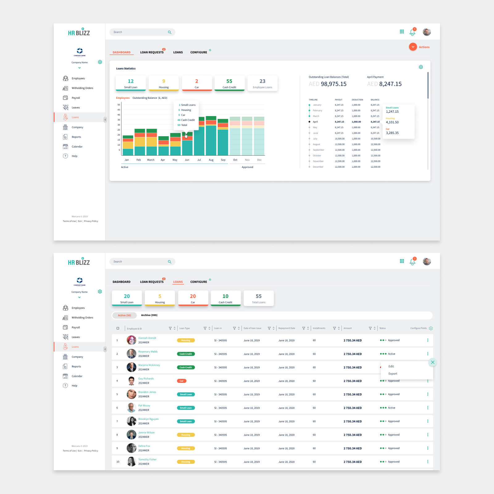 dashboard design saas