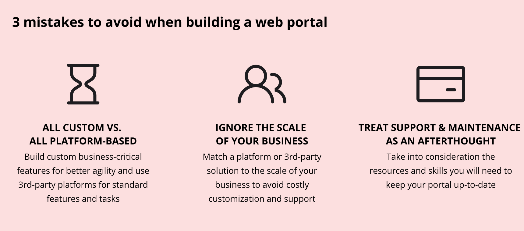 tips to build a vendor portal