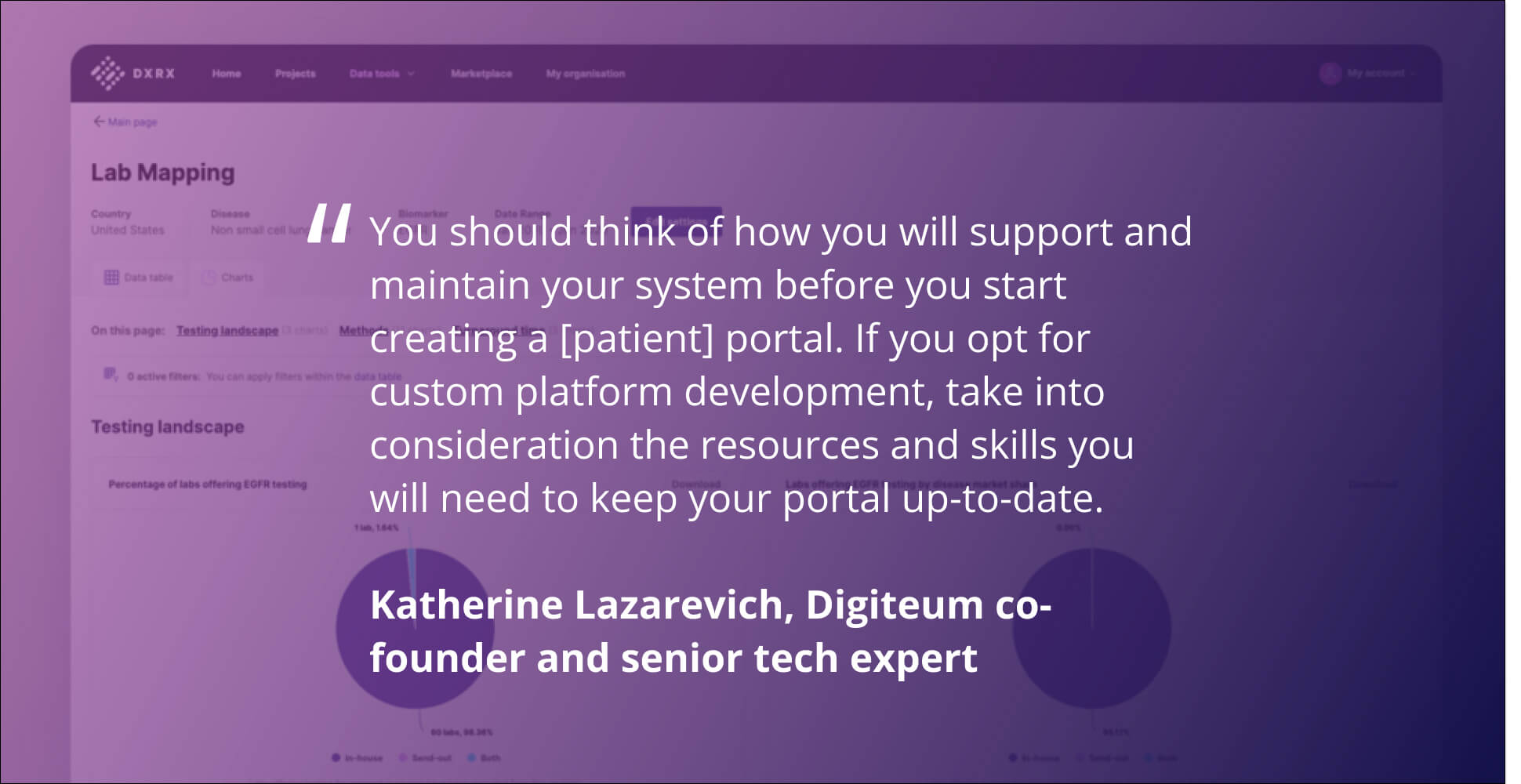 Katherine Lazarevich on maintenance and support